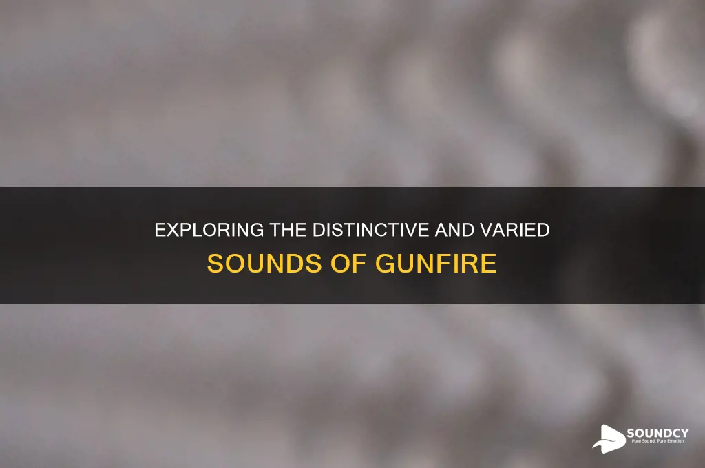 what sound does gunfire make