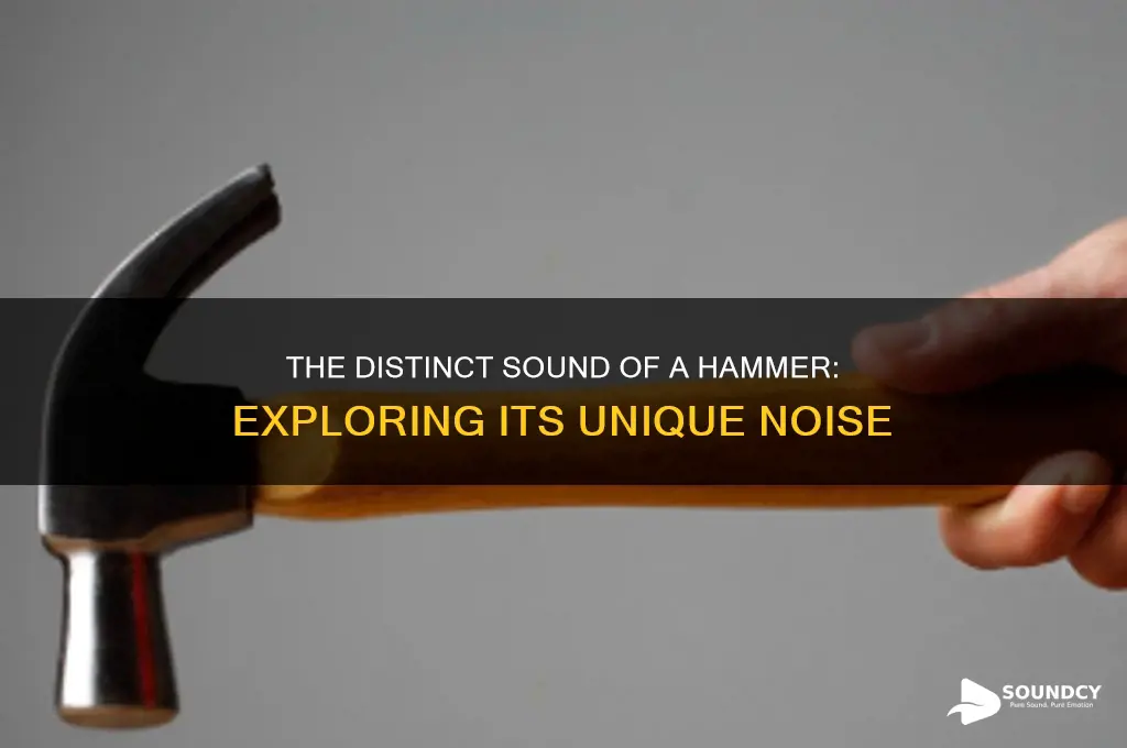 what sound does hammer make