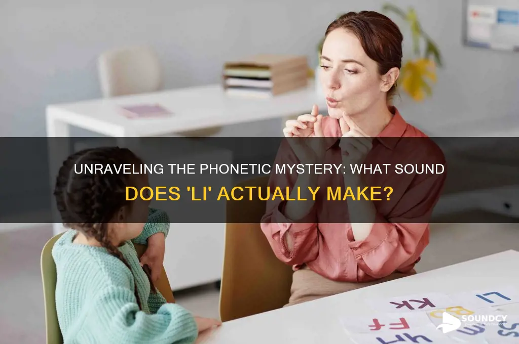 what sound does li make