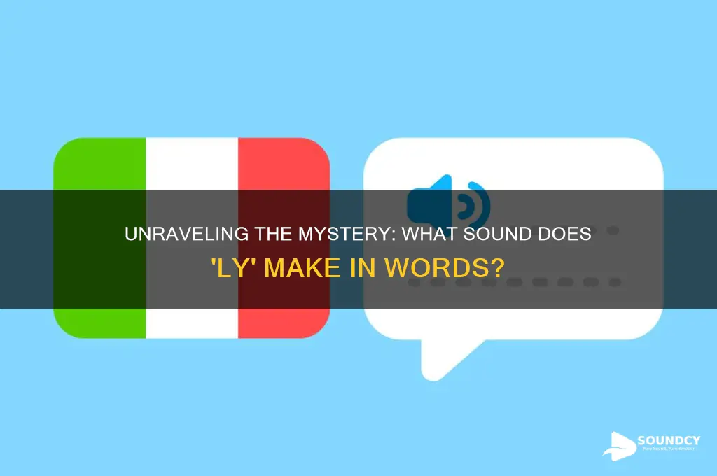 what sound does ly make