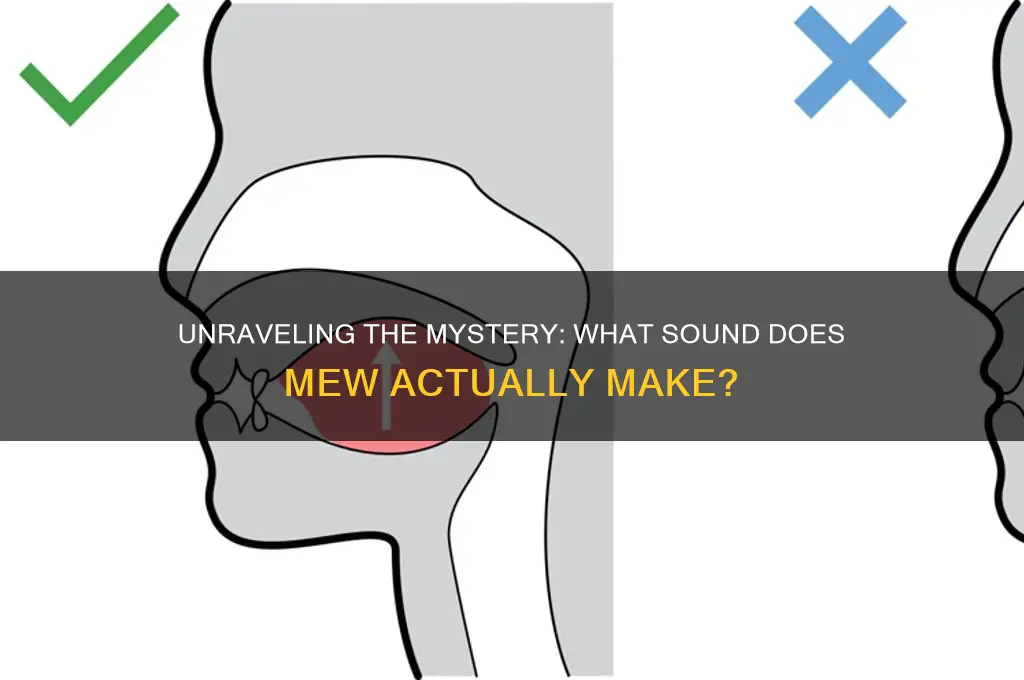 what sound does mew make