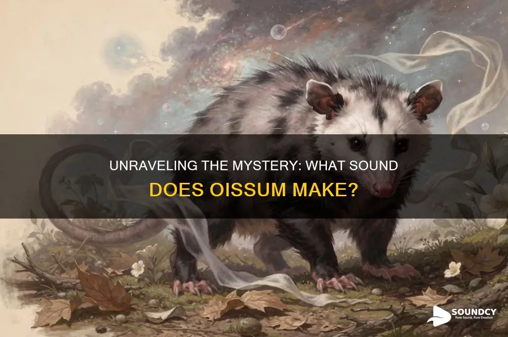 what sound does oissum make