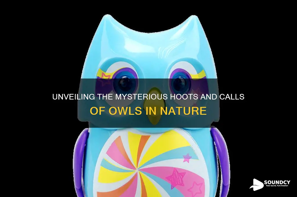 what sound does owls make
