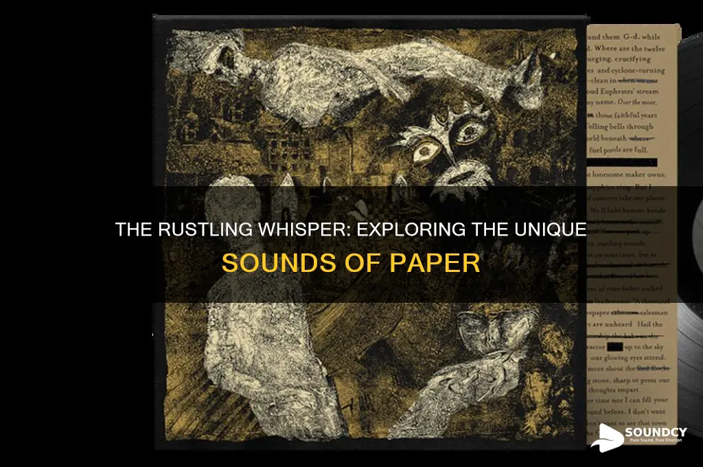 what sound does paper make