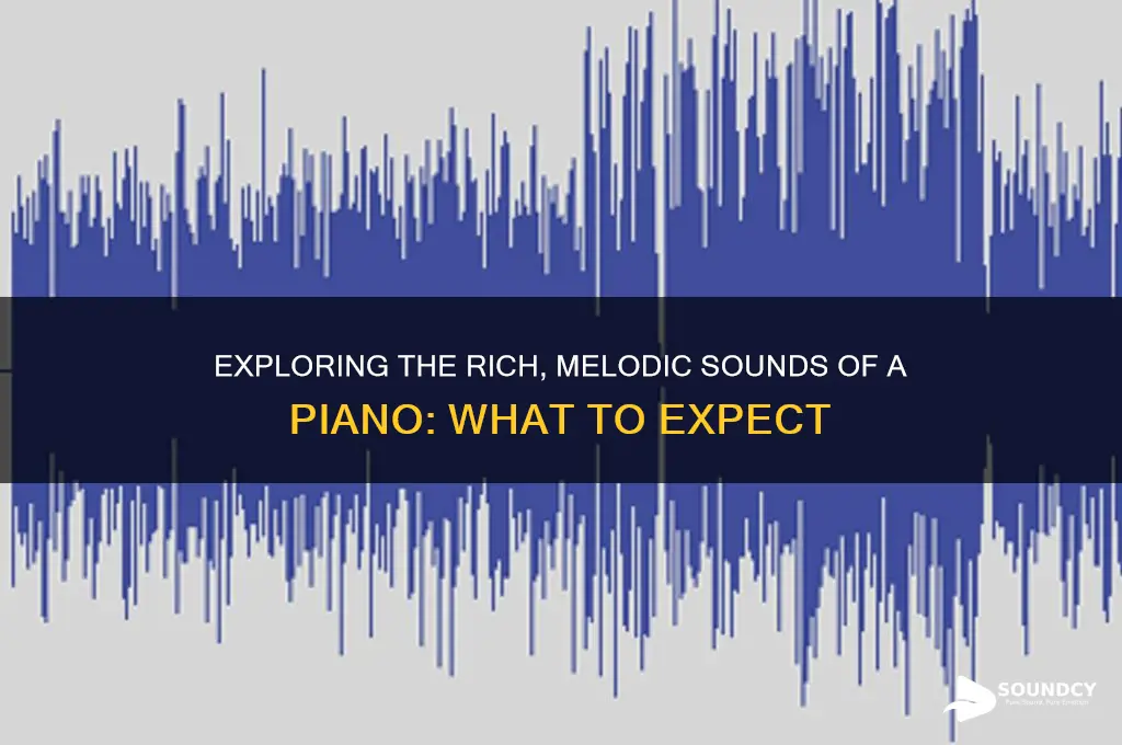 what sound does piano make