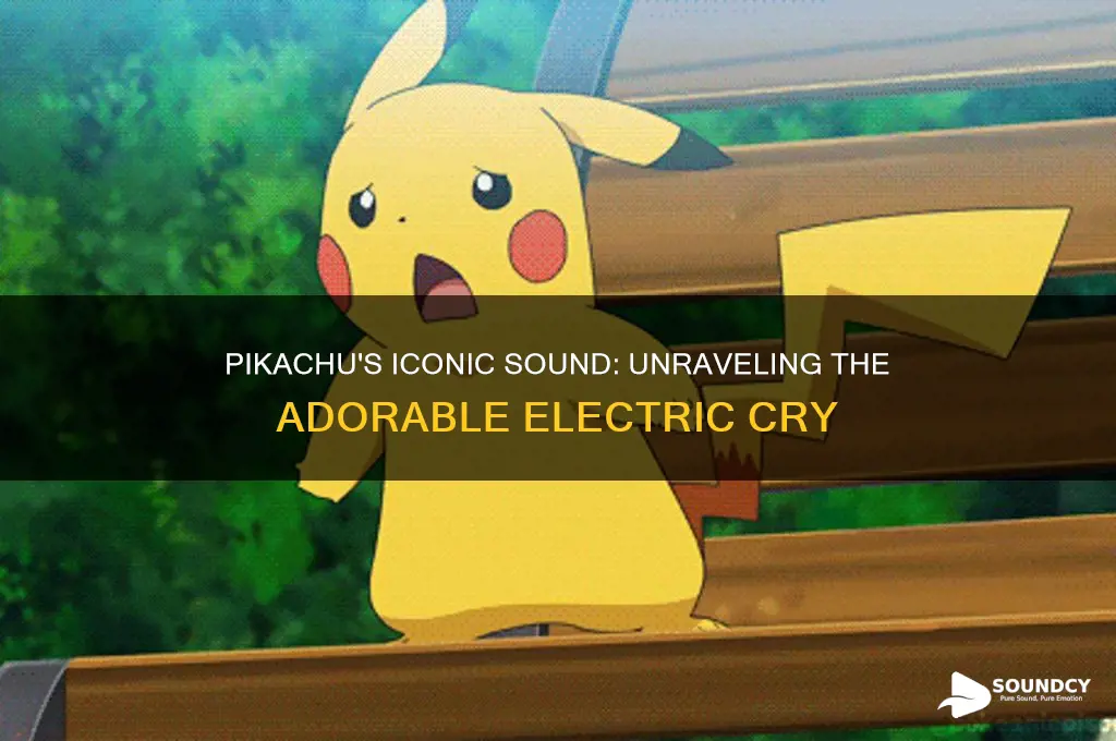 what sound does pikachu make