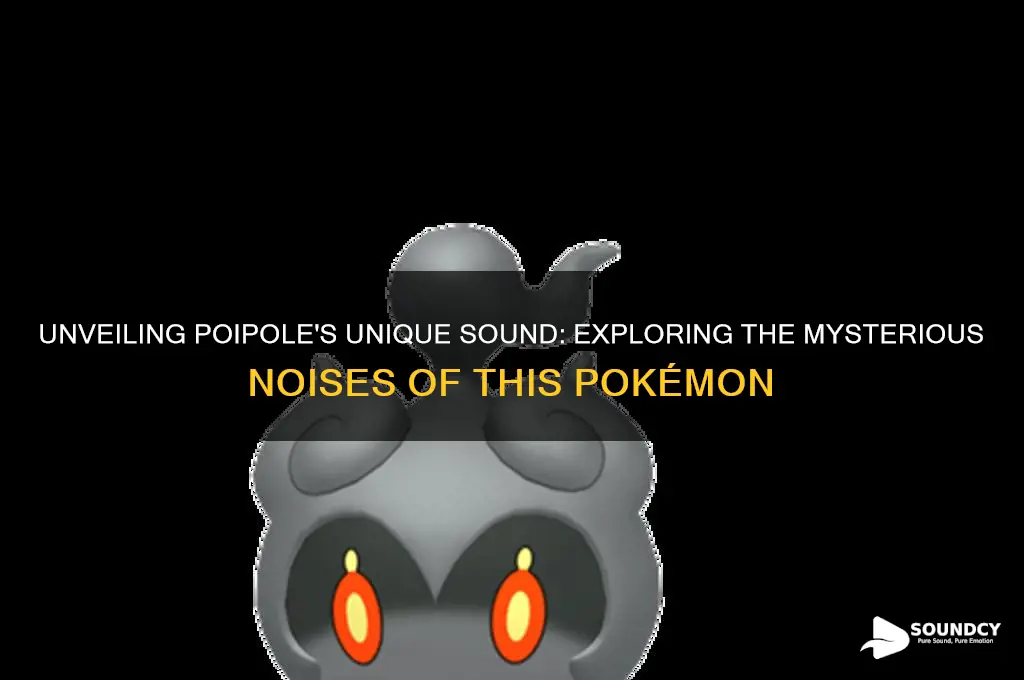 what sound does poipole make