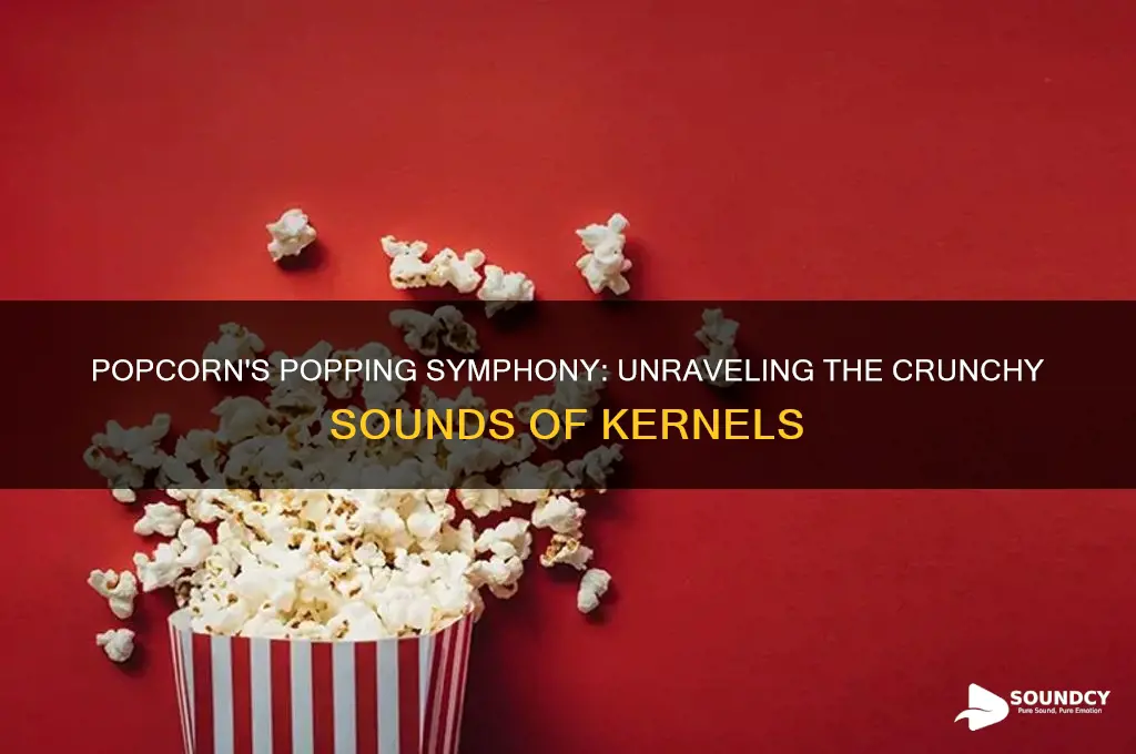 what sound does popcorn make