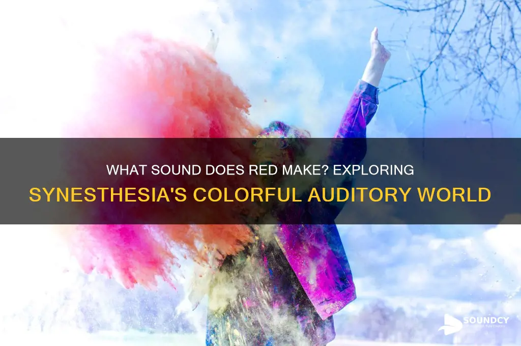 what sound does red make