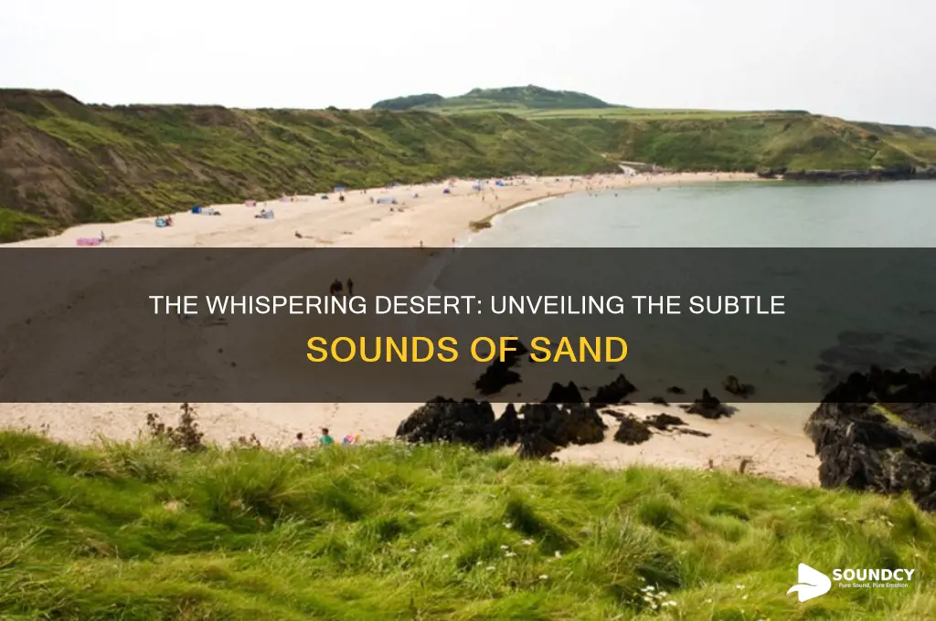 what sound does sand make