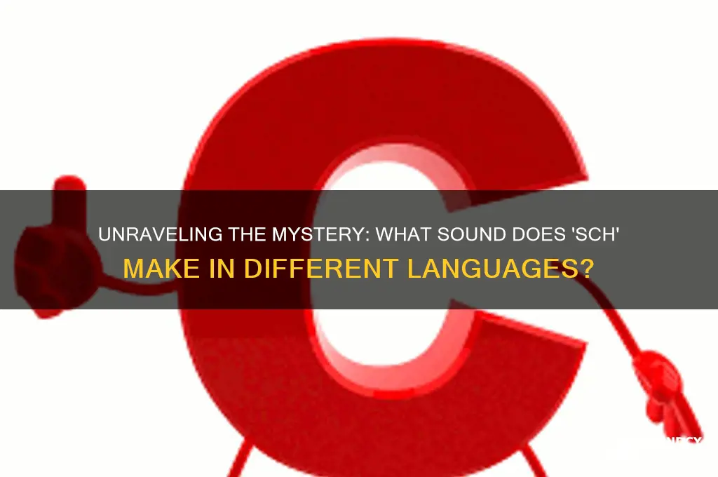 what sound does sch make