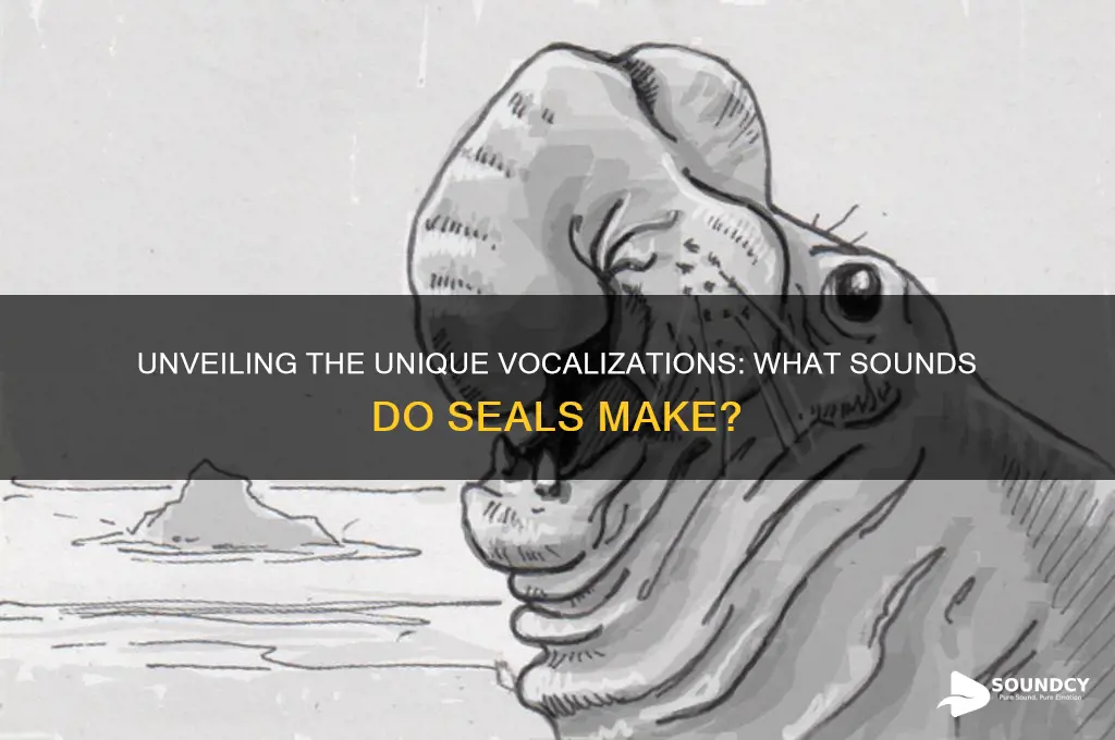 what sound does seals make