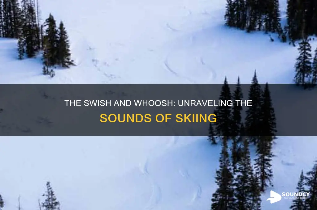 what sound does skiing make