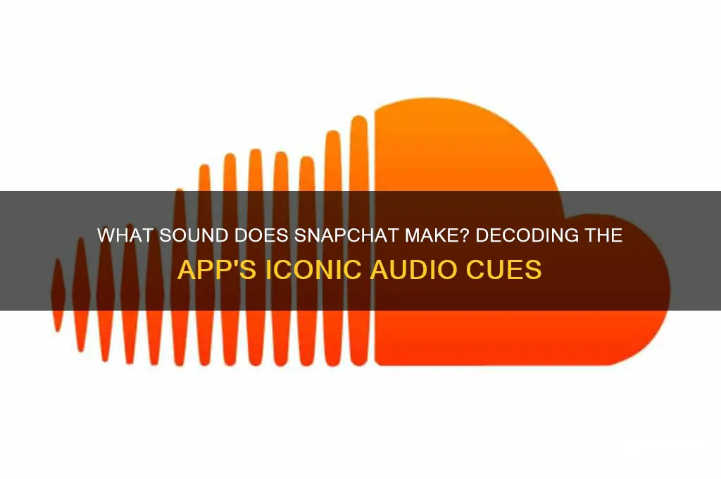 what sound does snapchat make