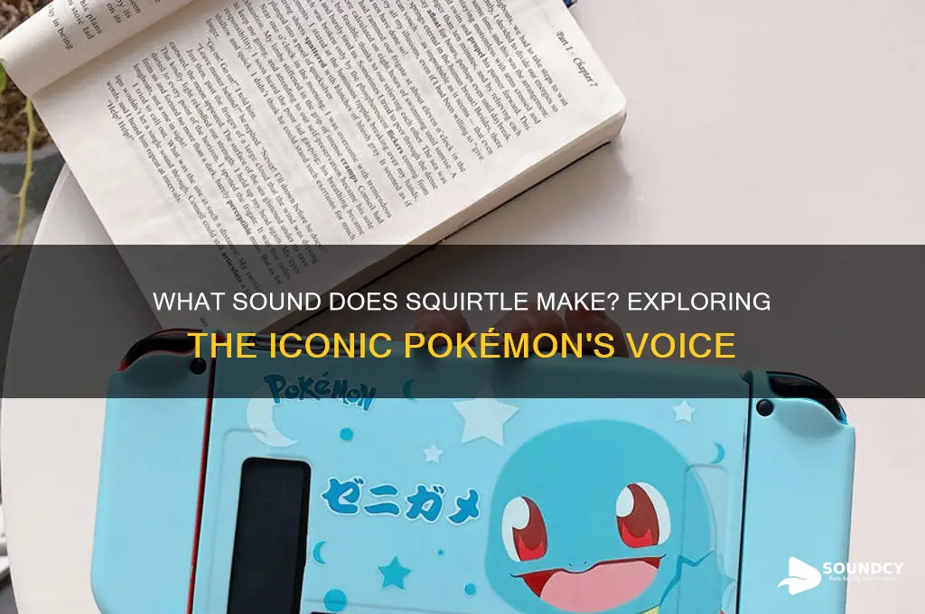 what sound does squirtle make