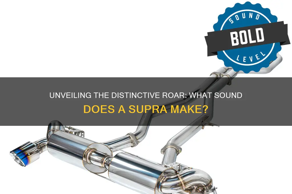 what sound does supra make