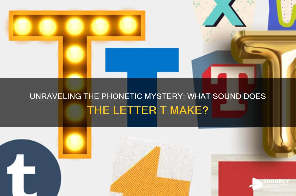 what sound does t make