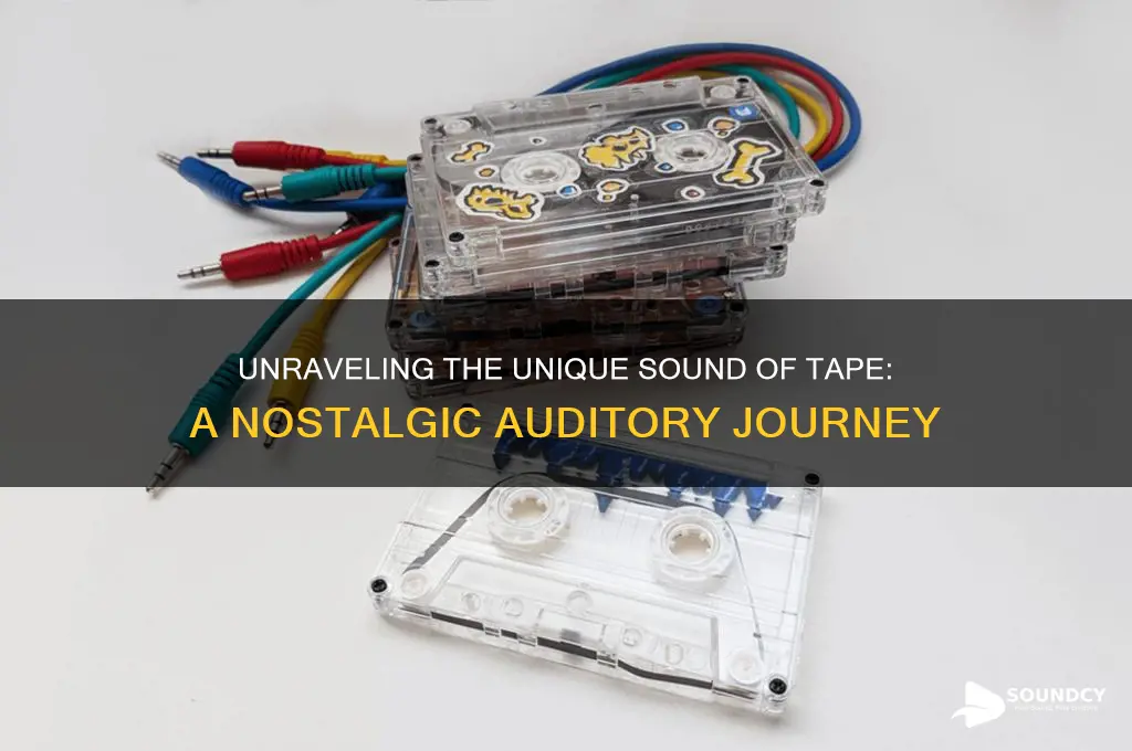 what sound does tape make