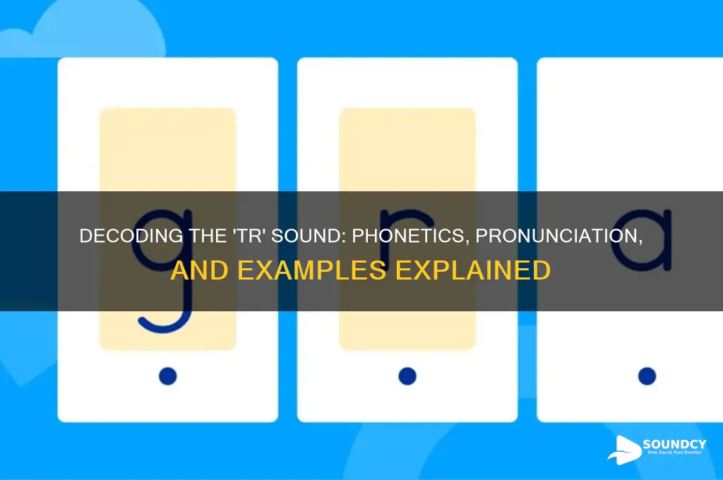 what sound does tr make