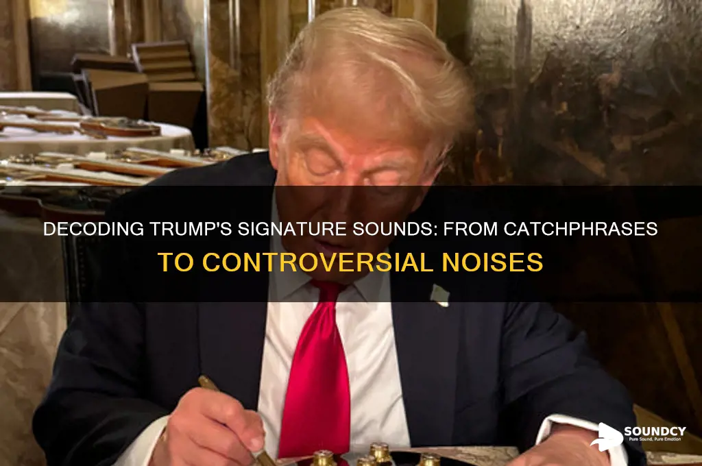 what sound does trump make