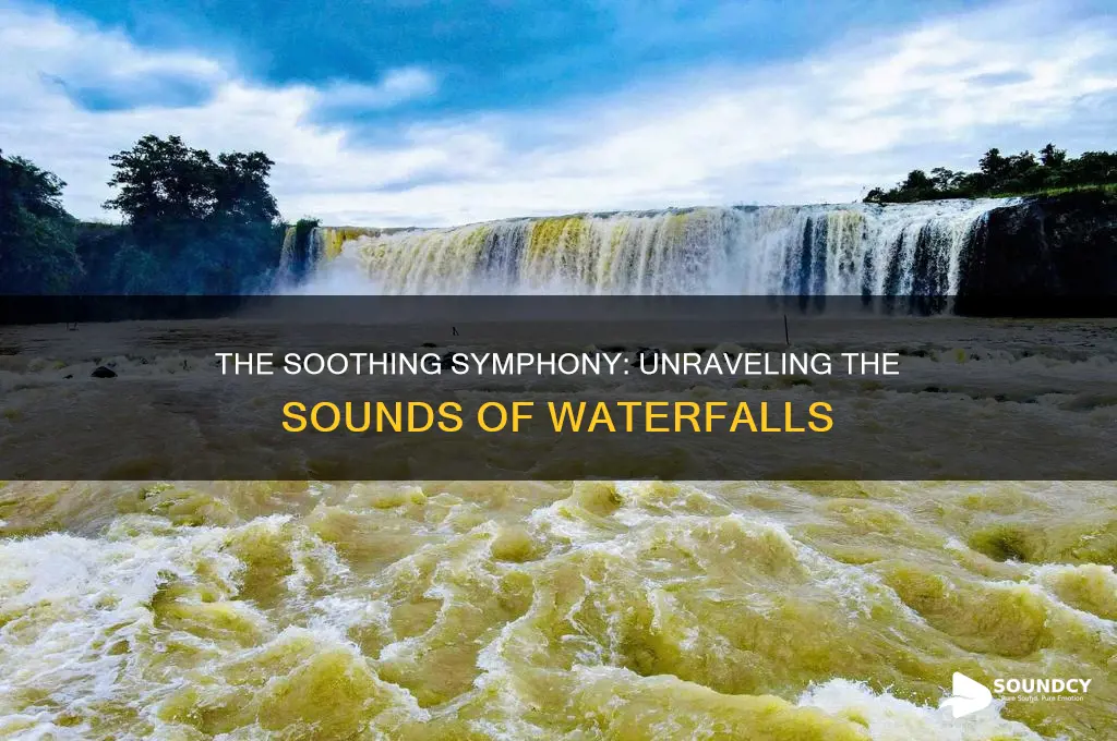 what sound does waterfall make