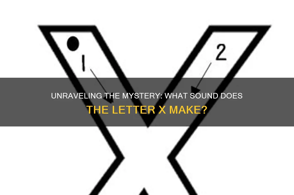 what sound does x make