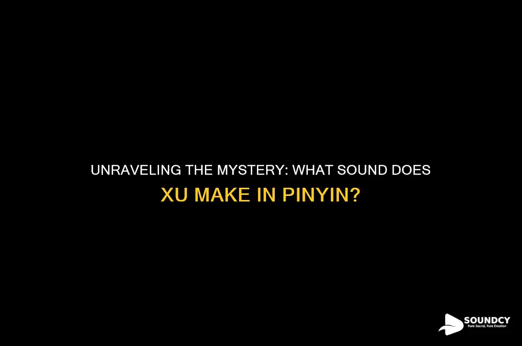 what sound does xu make