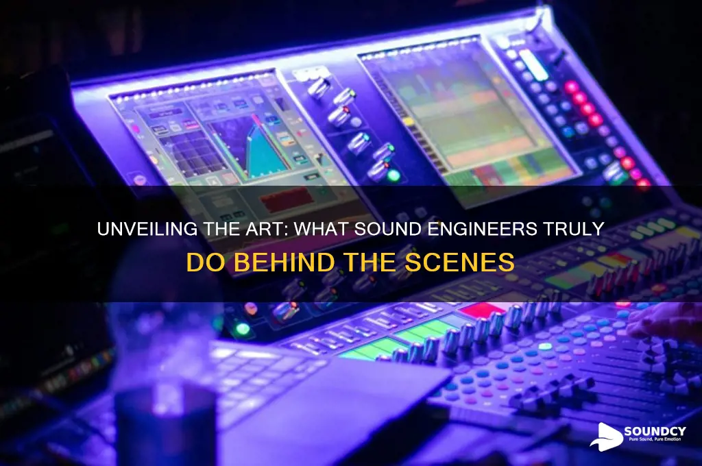what sound engineers really do