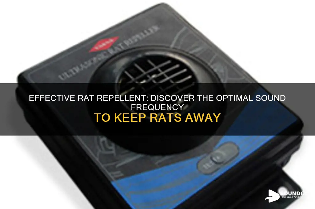 what sound frequency repels rats