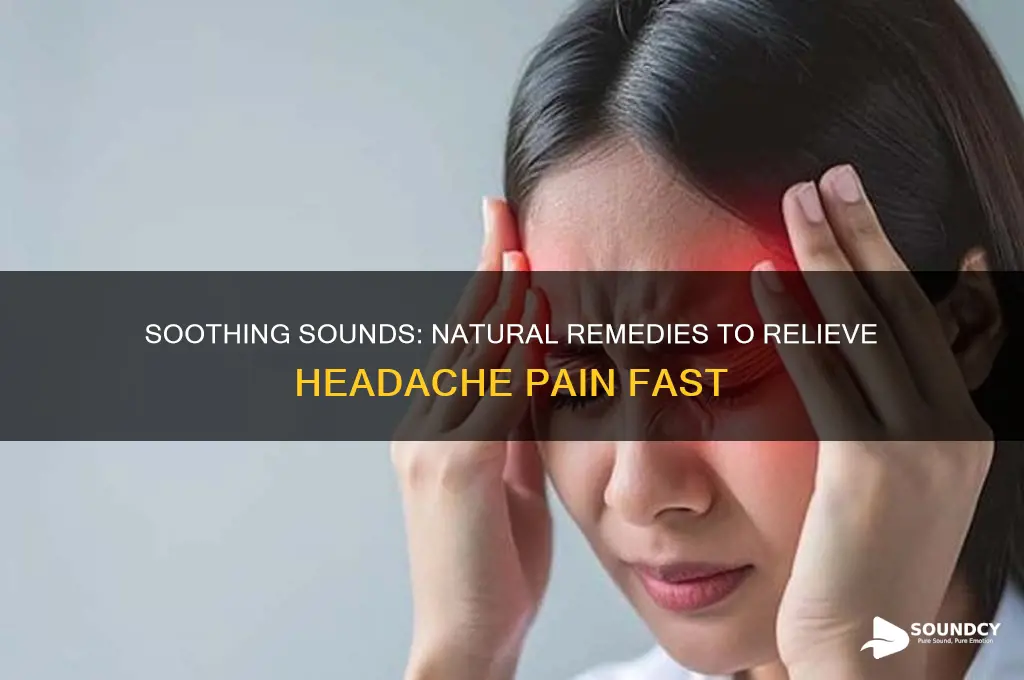 what sound helps with headaches