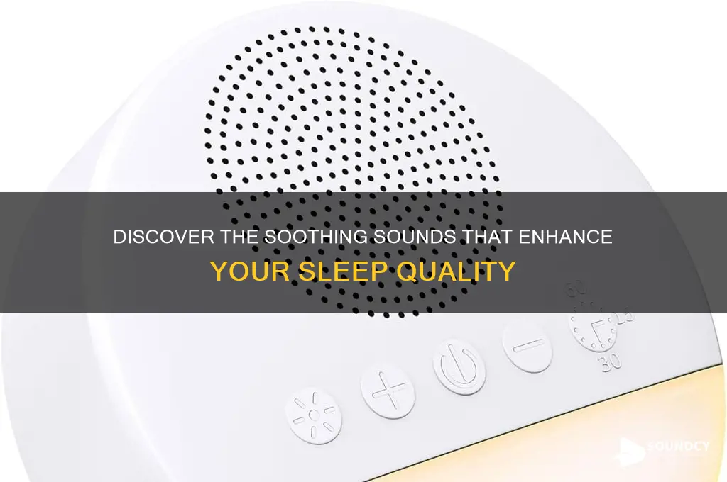what sound helps you sleep