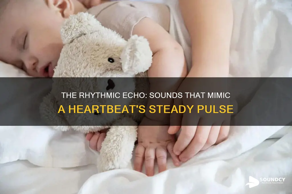 what sound imitates a heartbeat