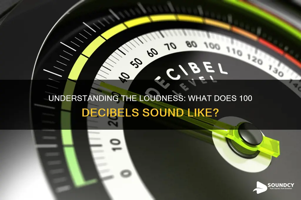 what sound is 100 decibels