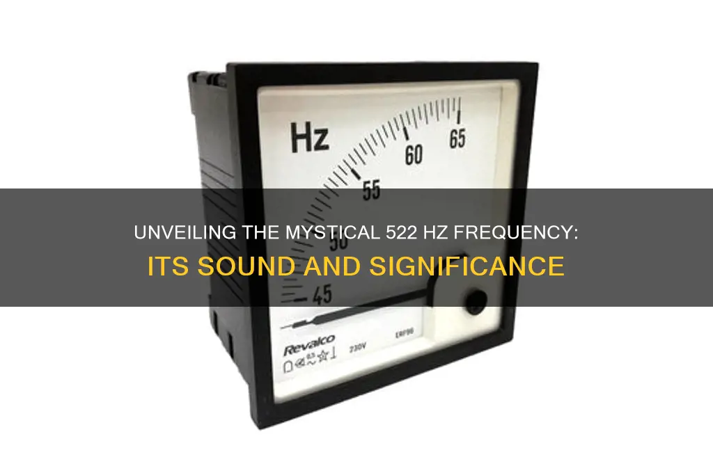what sound is 522 hertz