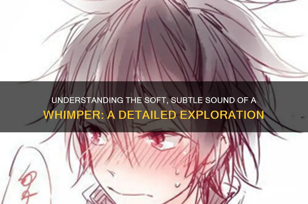 what sound is a whimper