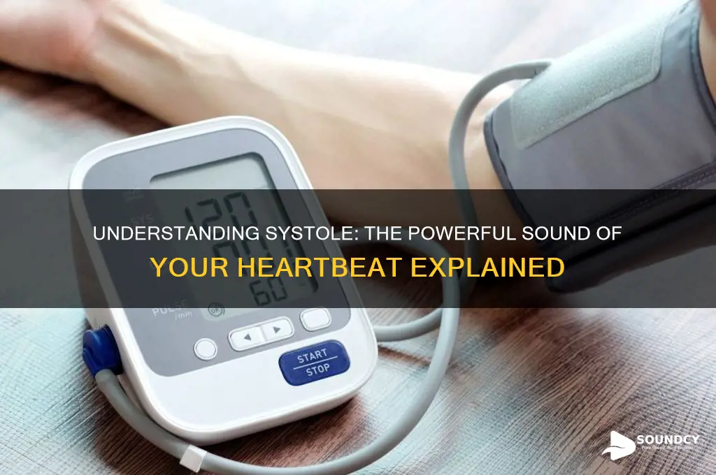 what sound is systole heartbeat