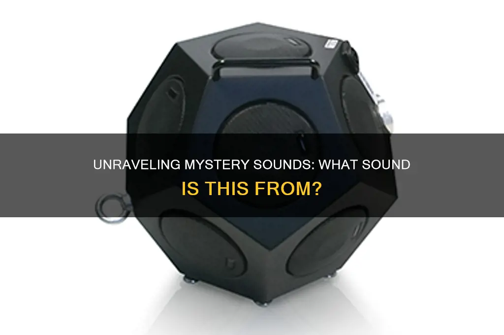 what sound is this from