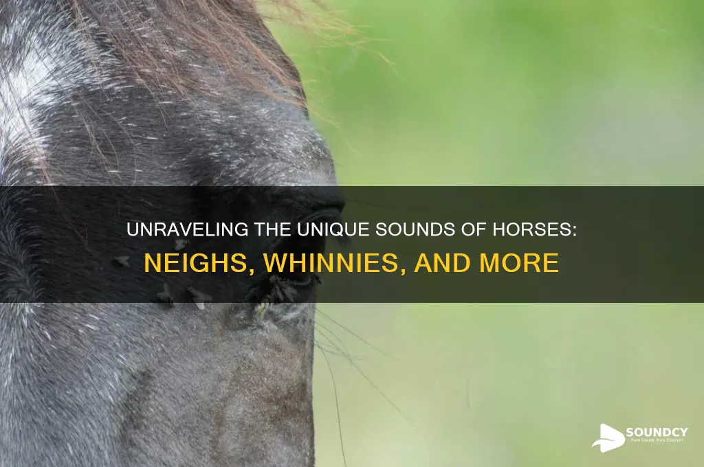 what sound like a horse