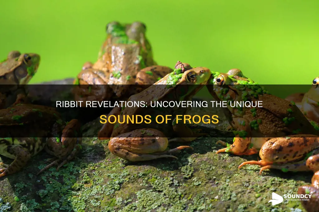 what sound makes a frog