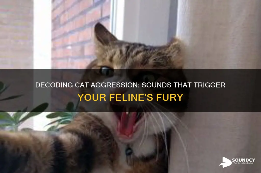 what sound makes cat mad