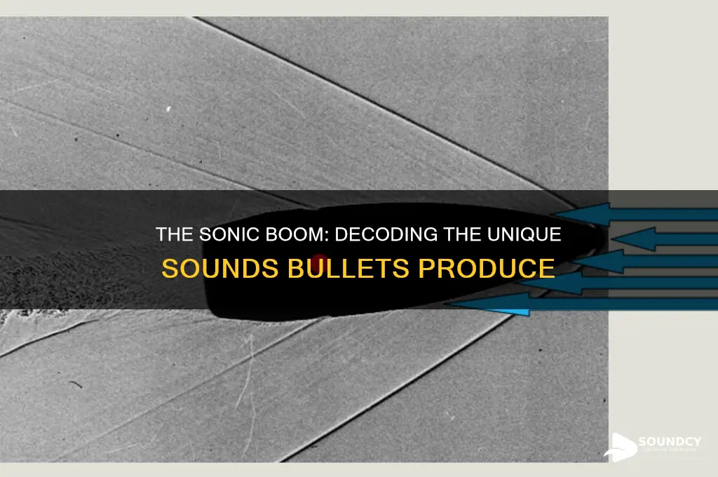 what sound to bullets make