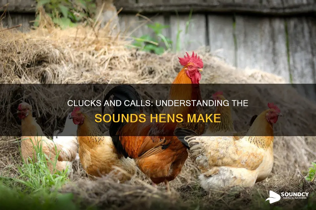 what sound to hens make