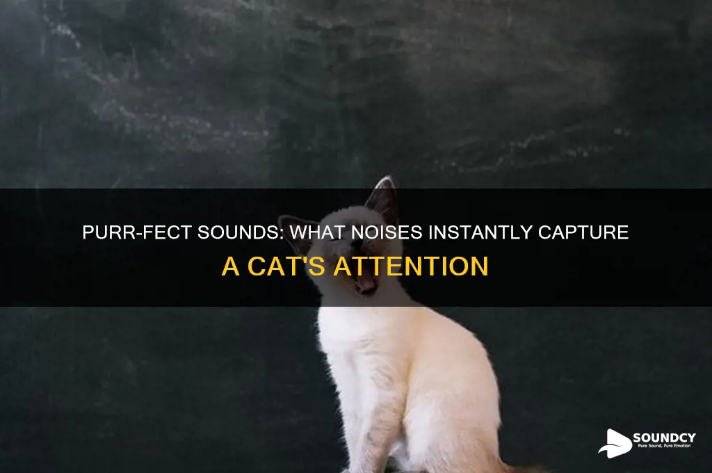 what sound will attract cats