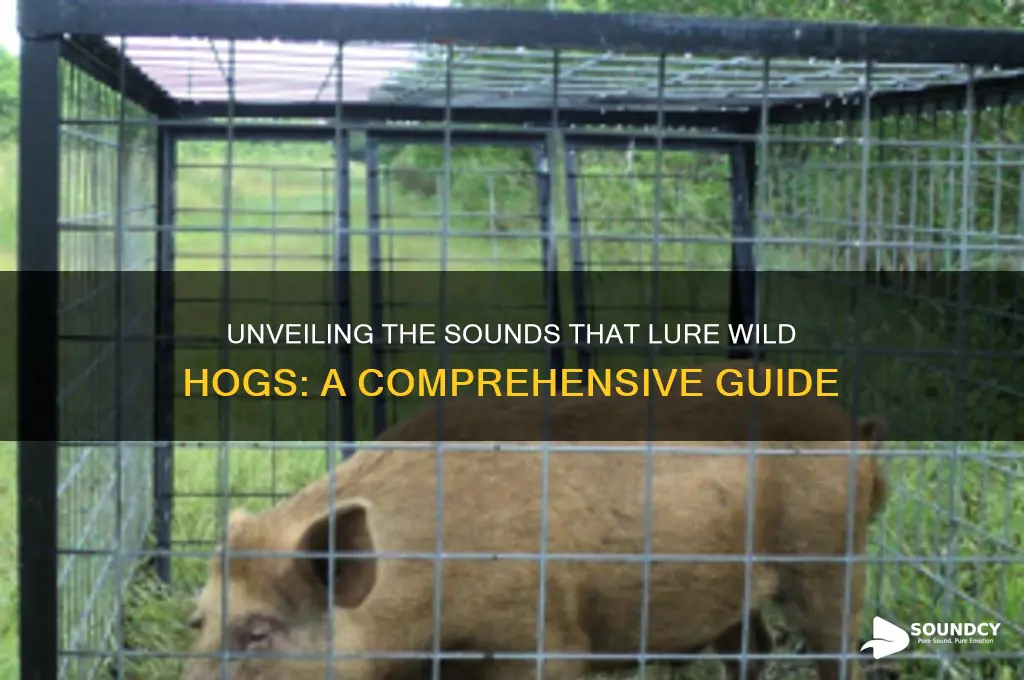 what sounds attract wild hogs