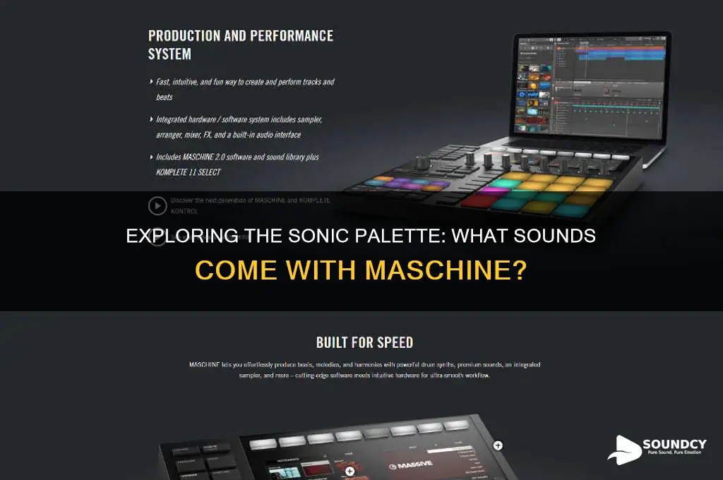 what sounds come with maschine