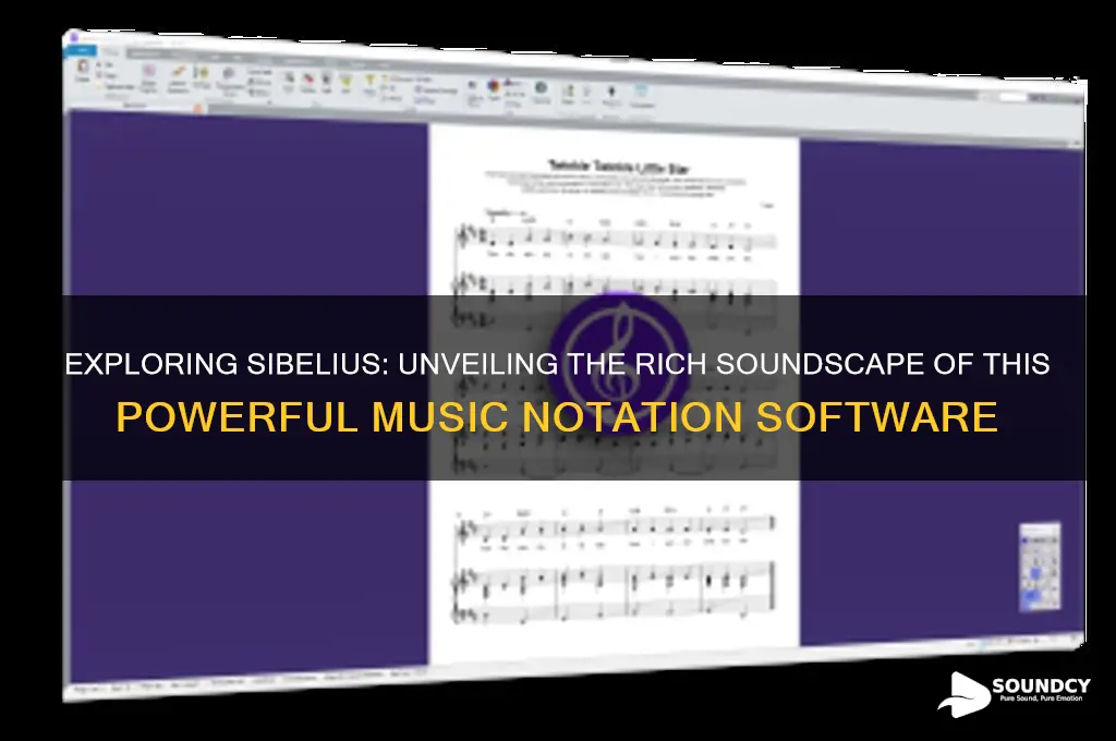 what sounds come with sibelius