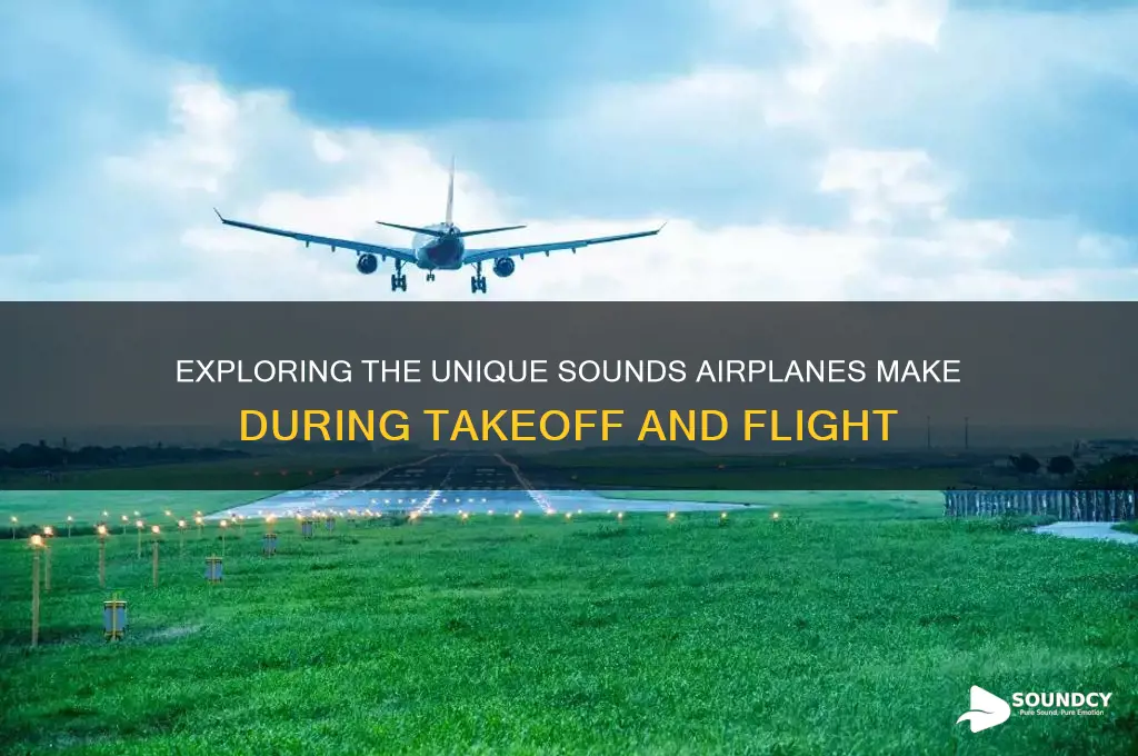 what sounds do airplanes make