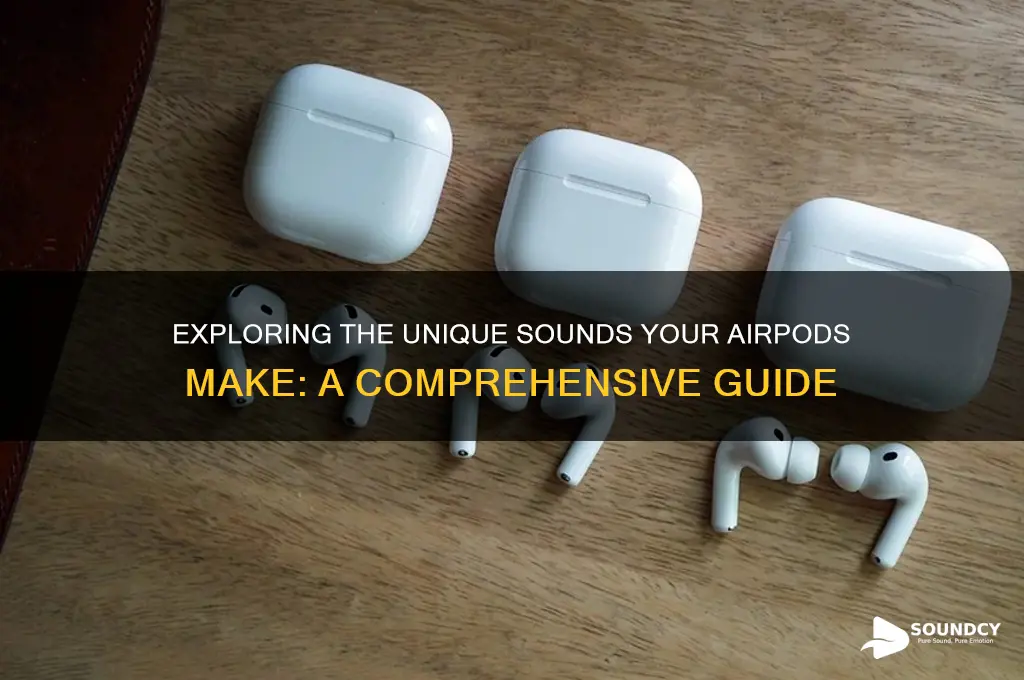 what sounds do airpods make