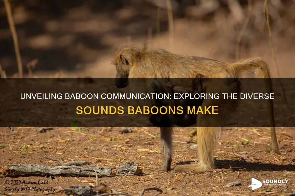 what sounds do baboons make
