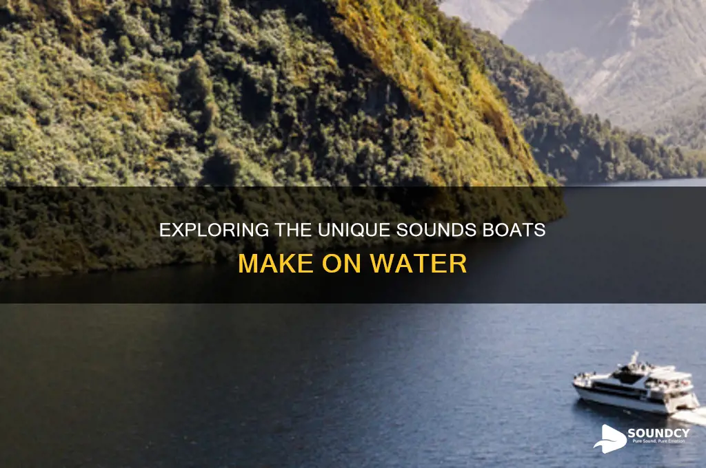 what sounds do boats make